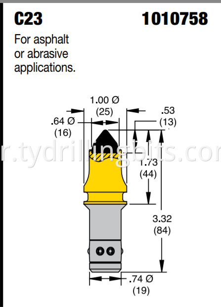 C23 teeth Drawing